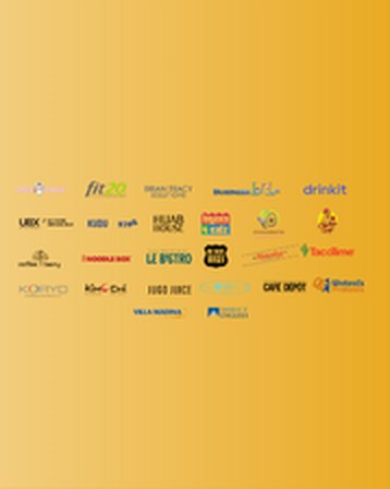 A selection of global franchise brands represented by MENA Franchises